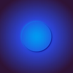 circle on the background of a blue gradient