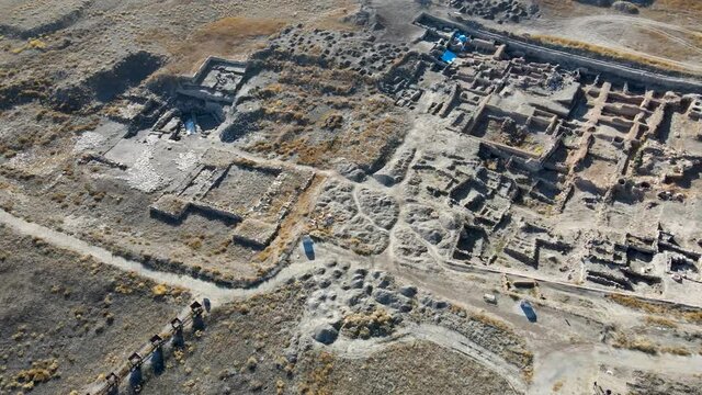 Kultepe ancient city ruins. Assyrian Trade Center in Karum-Kanis in Kayseri city Turkey. Its name in Assyrian texts from the 20th century BC was Kanesh
