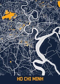 Ho Chi Minh Bluefresh City Map
