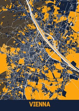 Vienna Bluefresh City Map
