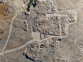 Kultepe ancient city ruins. Assyrian Trade Center in Karum-Kanis in Kayseri city Turkey. Its name in Assyrian texts from the 20th century BC was Kanesh
