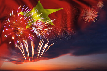 Flag of Vietnam for Independence day