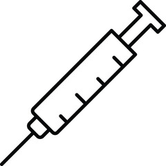 hospital and medical icon injection and syringe