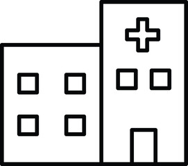 Obraz premium hospital and medical icon hospital and buildings