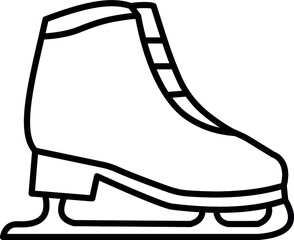 hockey icon  ice shoes and winter shoes