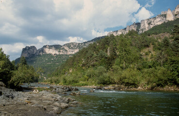 Fototapeta na wymiar Gorges de la Jonte, Parc naturel régional des Grands Causses, 12, Aveyron