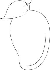 fruits icon mango  and fruit