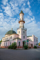 Fototapeta na wymiar Old Black Mosque (Kara Mosque) close-up. Astrakhan, Russia
