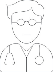 hospital icon doctor and surgeon