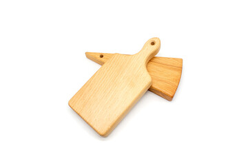 Isolated photos of cutting kitchen boards
