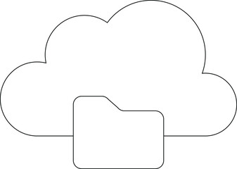 cloud computing icon document and file