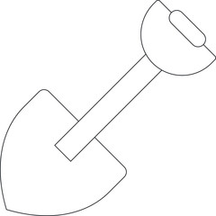 agriculture icon shovel and gardening