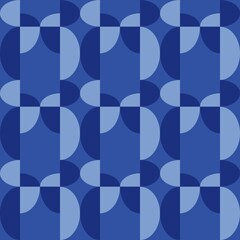 Rounded abstract seamless pattern - accent for any surfaces.