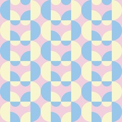 Rounded abstract seamless pattern - accent for any surfaces.