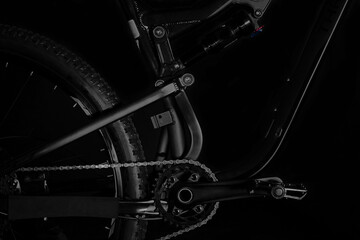 Obraz premium wheel isolated on black