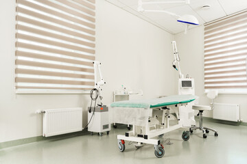 Operating room in medical aesthetic medical clinic