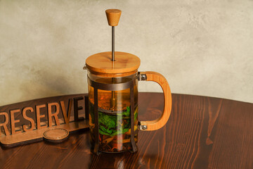 Special tea ready to serve