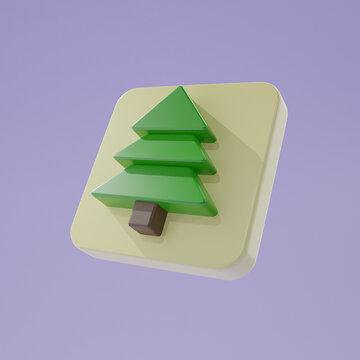 Christmas tree icon