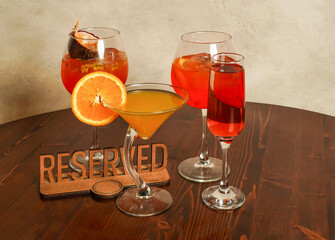 Cocktail ready to serve