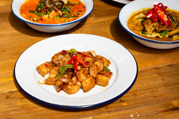 Crispy Pork Belly with Chili and Salt