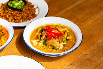 Curry with Beef Recipe. Thai food