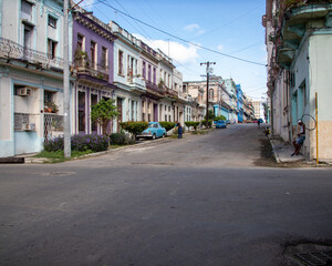 Fototapeta na wymiar neighborhood Cuba Havana Vieja old