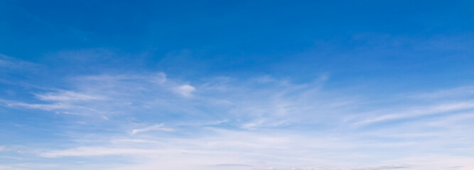 wide blue sky clouds color summer for nature background