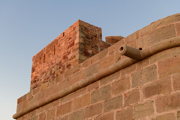 Torre o fortín del Grau Vell de Sagunto, en la provincia de Valencia. Comunidad Valenciana. España. Europa