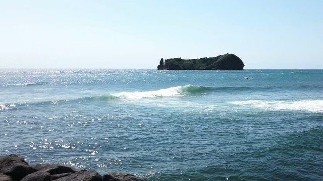 vila franca do compo island on the azores