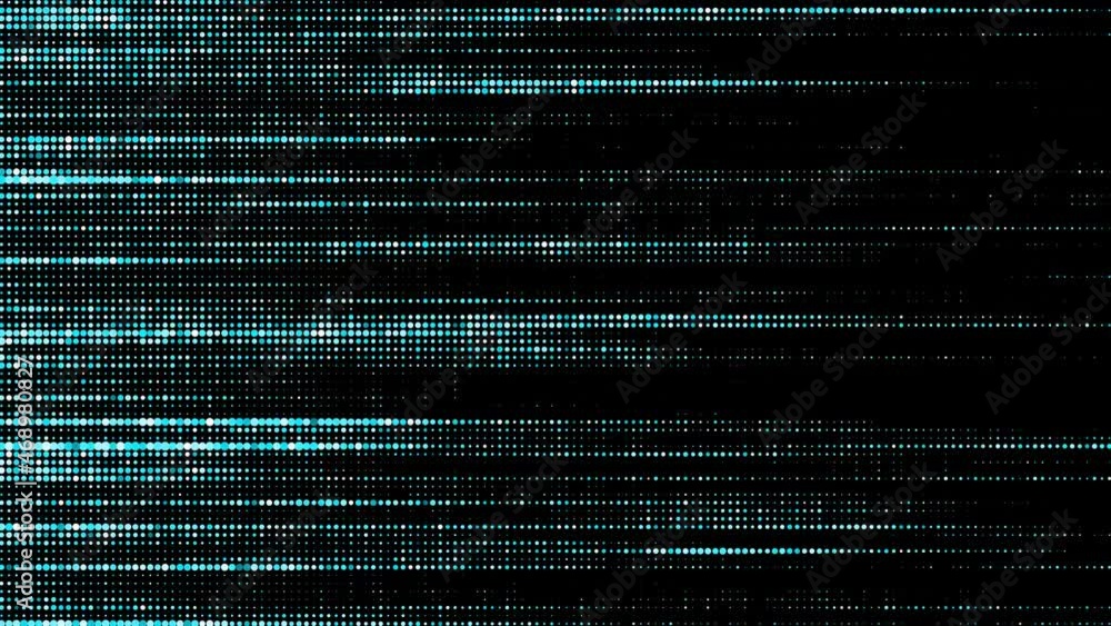 Aufkleber Halftone. Pattern. Abstract dotted background. Texture of blue dots. Matrix code. Monochrome gradient background. 3d rendering