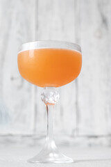 Glass of Chihuahua Margarita cocktail