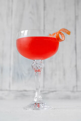 Glass of Old Friend Cocktail