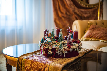 Beautiful Christmas gifts. Homemade alternative Christmas trees. Decor and decoration.