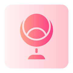 modern chair gradient icon