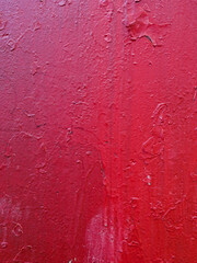 An abstract background of dripping red paint on the wall.