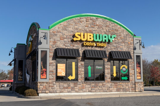 Subway restaurant. Subway is the largest single brand restaurant chain in the world.