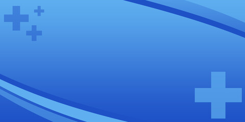 Obraz premium abstract blue medical background