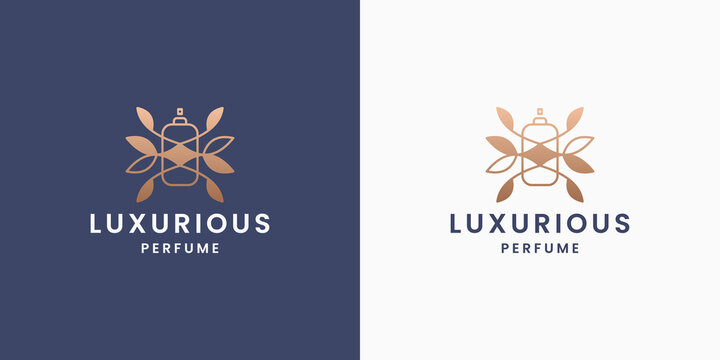 nature fragrant logo design for natural perfume cosmetic