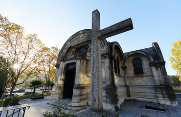 Fototapeta na wymiar the Notre-Dame-de-Compassion church , Paris, France