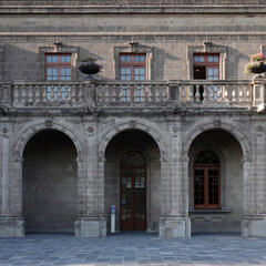 entrance to the hall