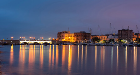 Fototapeta premium Sea port of Taranto, Italy