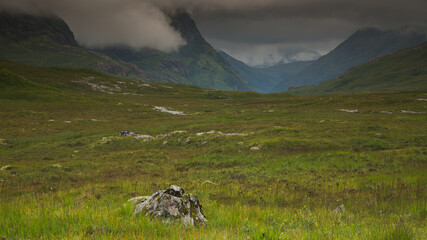 View of Rannoch More in Scotland. © Jaroslaw