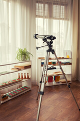 Telescope in montessori classroom