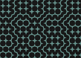 Abstract Geometric Pattern generative computational art illustration
