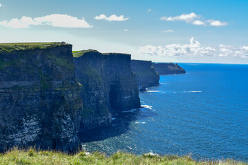 view from the sea Cliffs of Moher