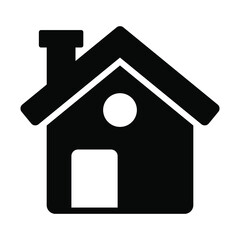 home icon, modern style Christmas and New Year line icon, Isolated winter holiday symbols