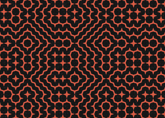 Abstract Geometric Pattern generative computational art illustration