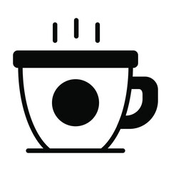 tea icon, modern style Christmas and New Year line icon, Isolated winter holiday symbols