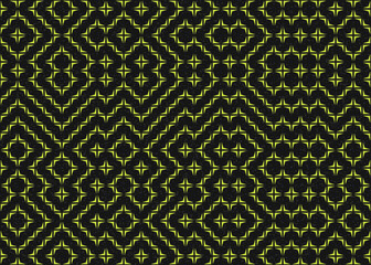 Abstract Geometric Pattern generative computational art illustration