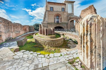 The Flavian Palace, also known as Domus Flavia, is a part of the vast residential complex of the...